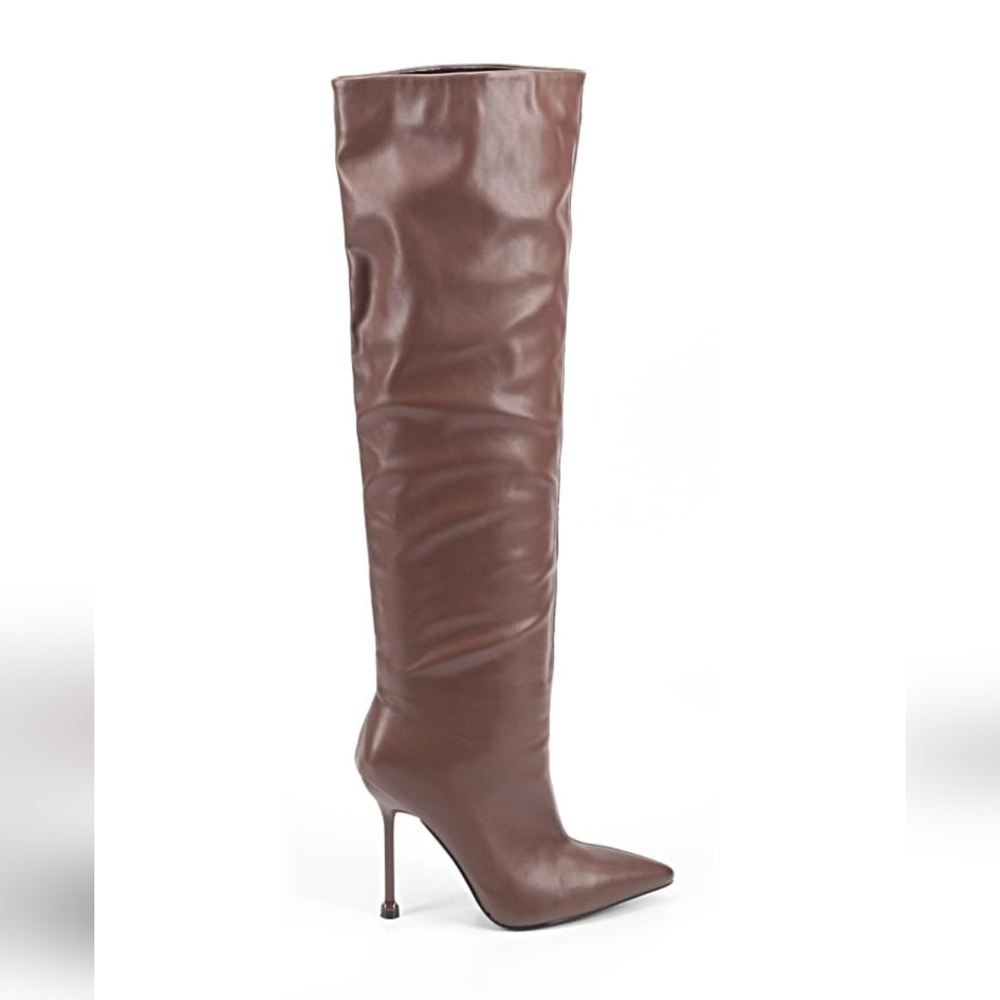 Alexander Wang Chocolate Over the Knee Boots